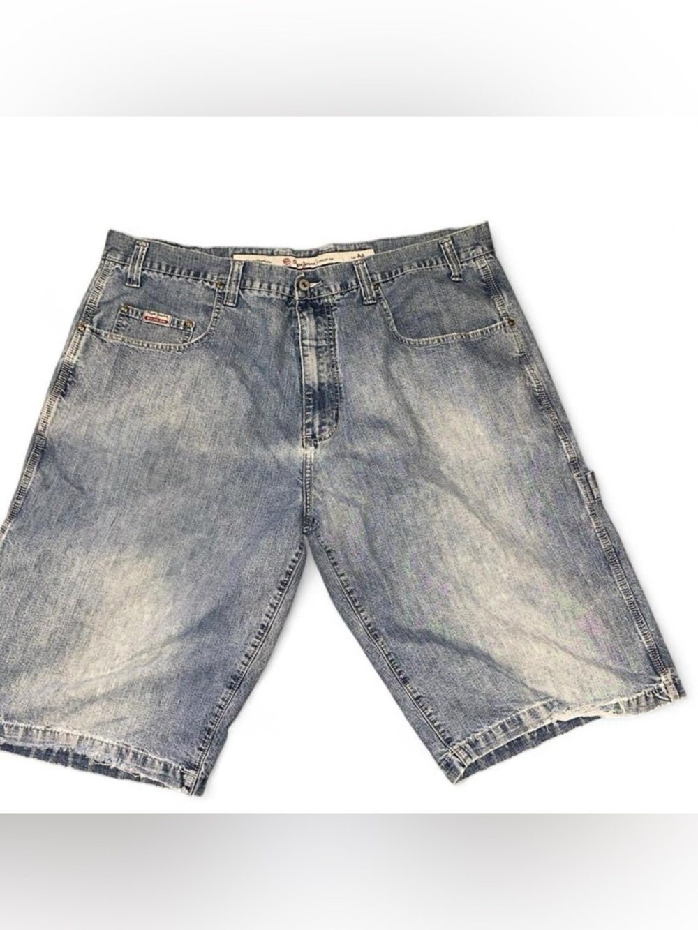 Pepe Jeans Men’s Washed Blue Denim Shorts